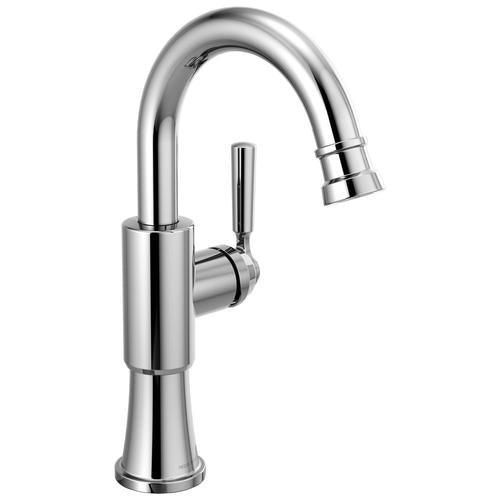 Peerless Westchester Chrome 1-Handle Deck-Mount Bar and Prep Handle Kitchen Faucet (Deck Plate Included)