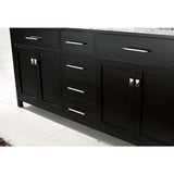 Caroline 72 in. W Bath Vanity Cabinet Only in Espresso - Super Arbor