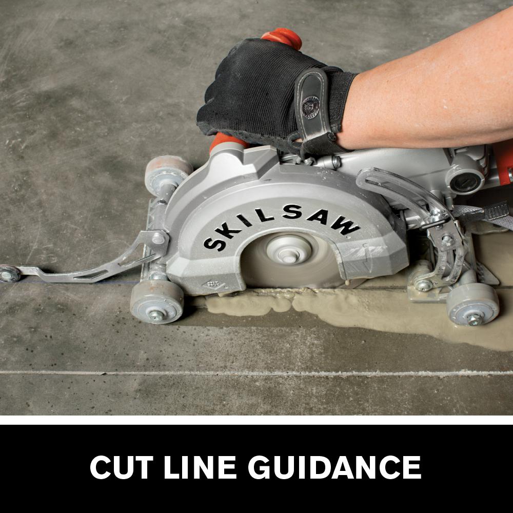 7 in. 15 Amp Corded Medusaw Aluminum Worm Drive Circular Saw for Concrete - Super Arbor