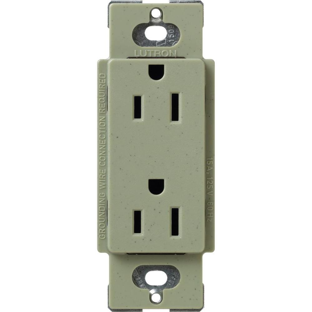 Tamper-Resistant Duplex Receptacle, 15 Amp, White - Super Arbor