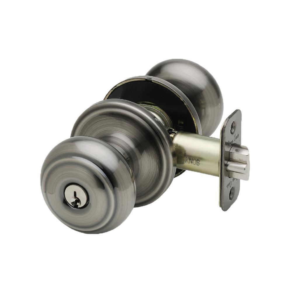 Colonial Black Entry Door Knob - Super Arbor