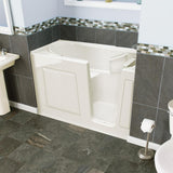 Value Series 60 in. Walk-In Whirlpool Bathtub in Biscuit - Super Arbor