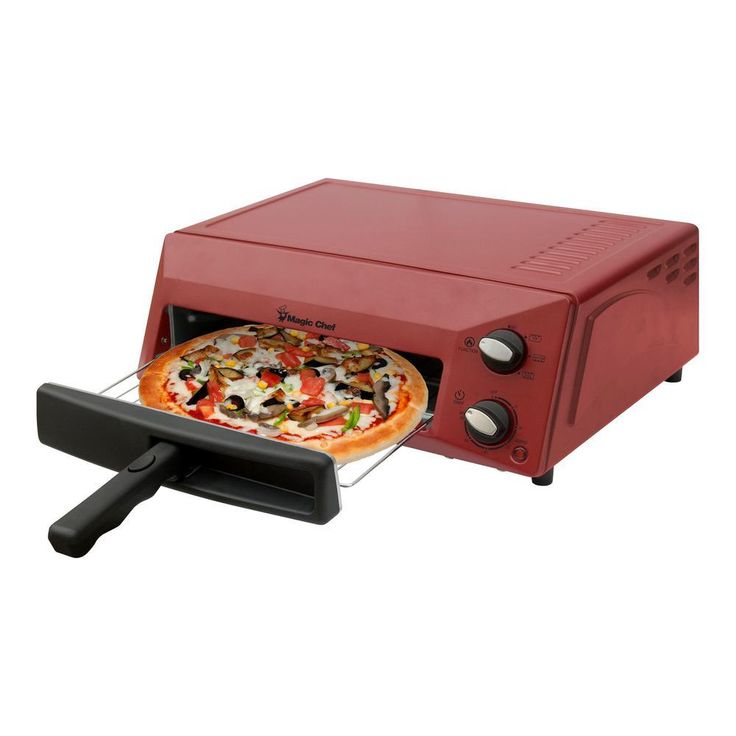 Countertop Pizza Oven in Red