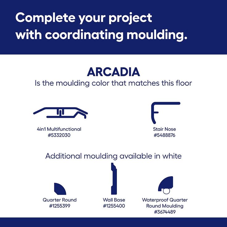 Style Selections (Sample) Arcadia Water Resistant Marble Look Interlocking Vinyl Tile