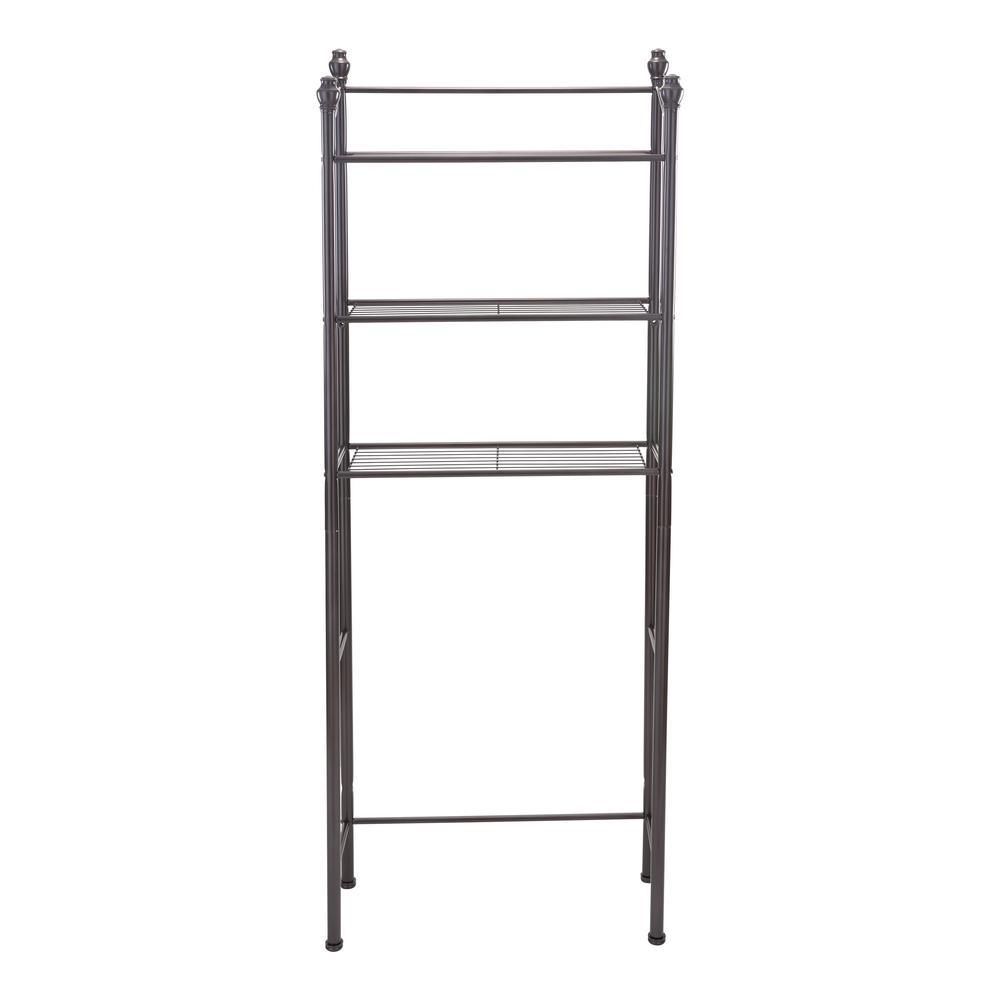 10.25 in. W  3-Tier Over the Toilet Space Saver in Oil Rubbed Bronze - Super Arbor