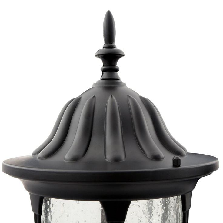 Suffolk 3-Light Matte Black Outdoor Surface-Mount Post Fixture