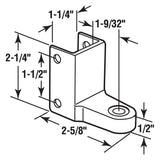 2-1/4 in. Chrome Top Pivot Hinge, General and American - Super Arbor