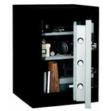 Elite Executive Fire Safe with Electronic Lock in Matte Black/Silver - Super Arbor