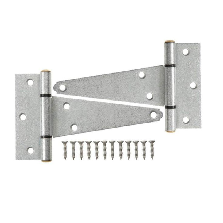 Everbilt 4 in. Galvanized Heavy-Duty Gate Tee Hinge (2-Pack)