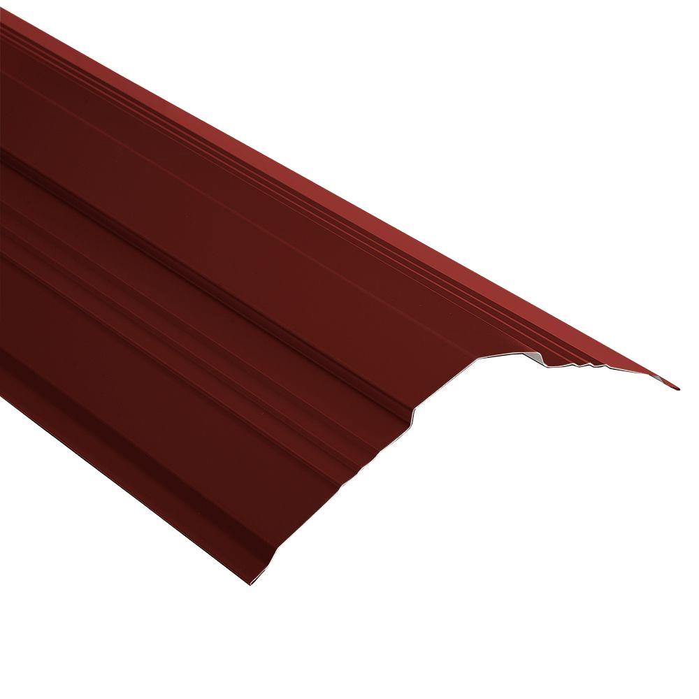 14 in. Universal Red Ridge Flashing - Super Arbor