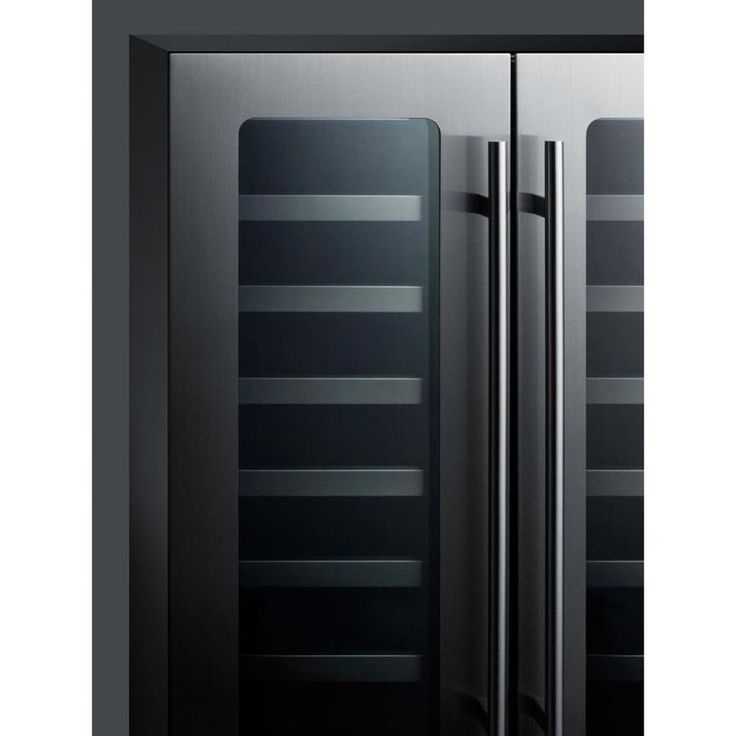 Summit Appliance 42-Bottle Capacity Dual Zone Cooling Built-In/Freestanding Wine Chiller