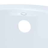 Sunward 5 ft. Reversible Drain Acrylic Soaking Tub in White - Super Arbor