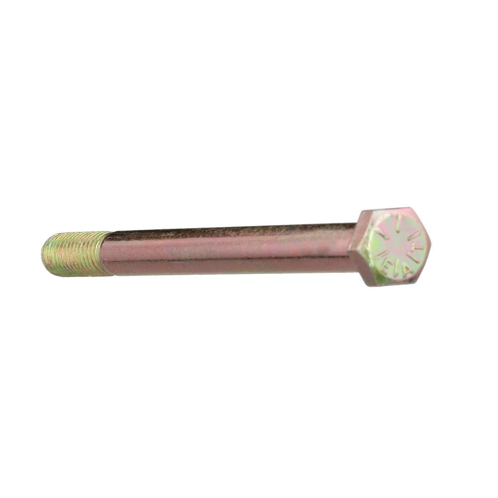 3/8-16 tpi x 5 in. Coarse Zinc-Plated Steel Hex Cap Screw - Super Arbor