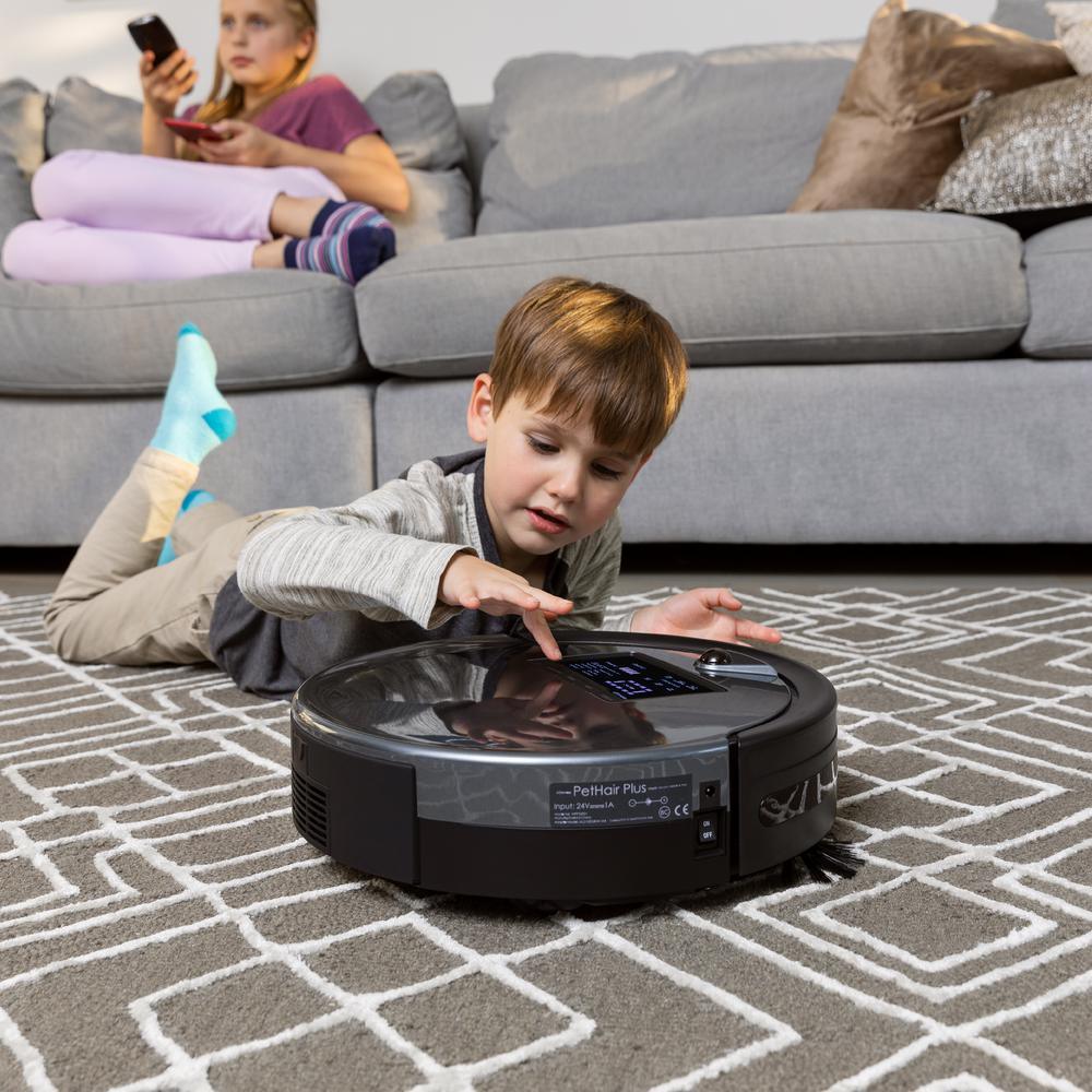 PetHair Plus Robotic Vacuum Cleaner and Mop, Charcoal - Super Arbor