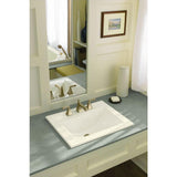 Memoirs Stately Drop-In Vitreous China Bathroom Sink in White with Overflow Drain - Super Arbor
