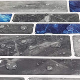 Art3d Marble Blue&Gray 12 in. x 12 in. Peel and Stick Wall Tile Backsplash (10-Pack)