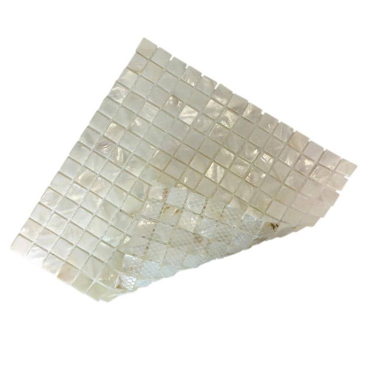 Art3d 12 in. x 12 in. Mother of Pearl Shell Mosaic Tile Backsplash in White