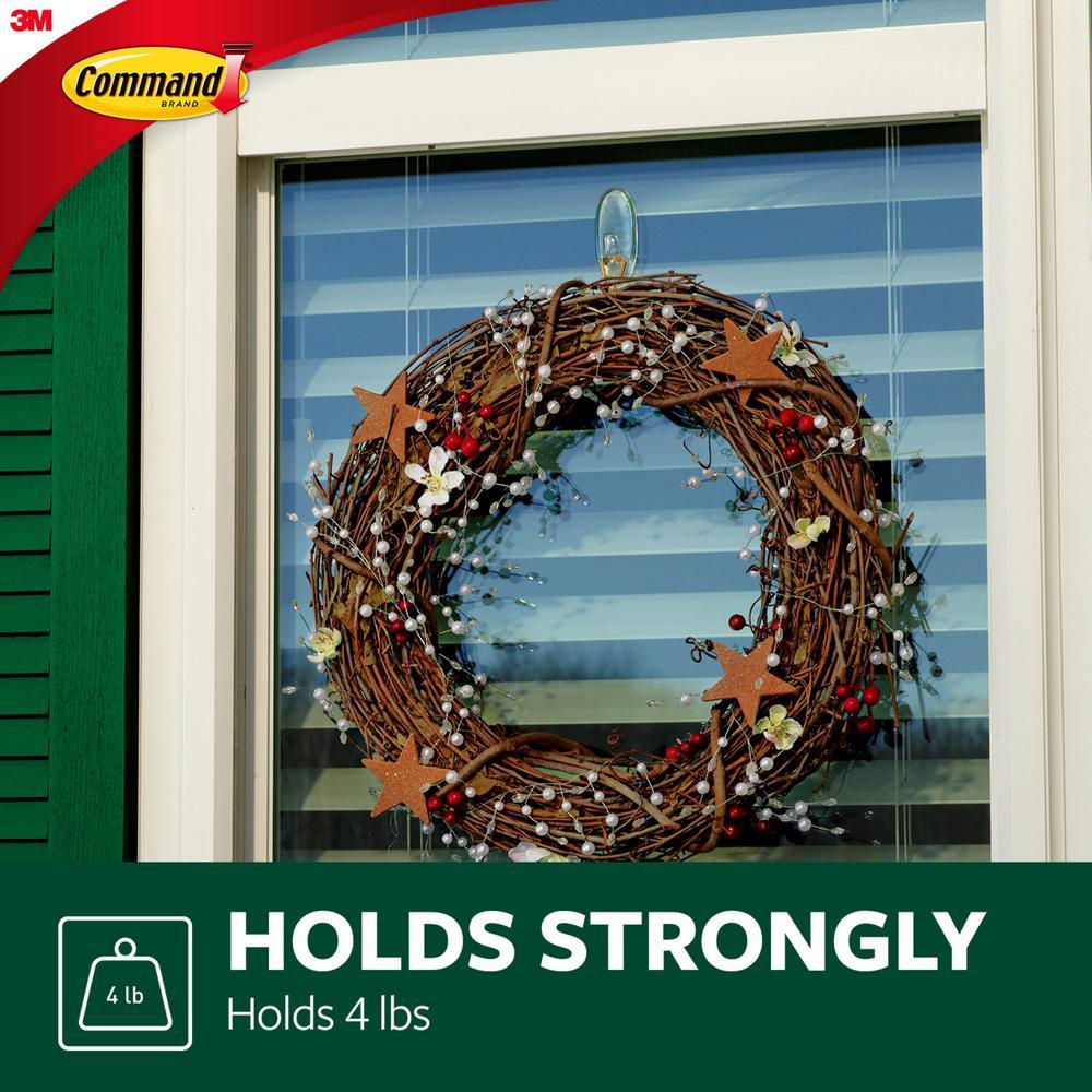 3-Piece Large Clear Outdoor Window Hook - Super Arbor