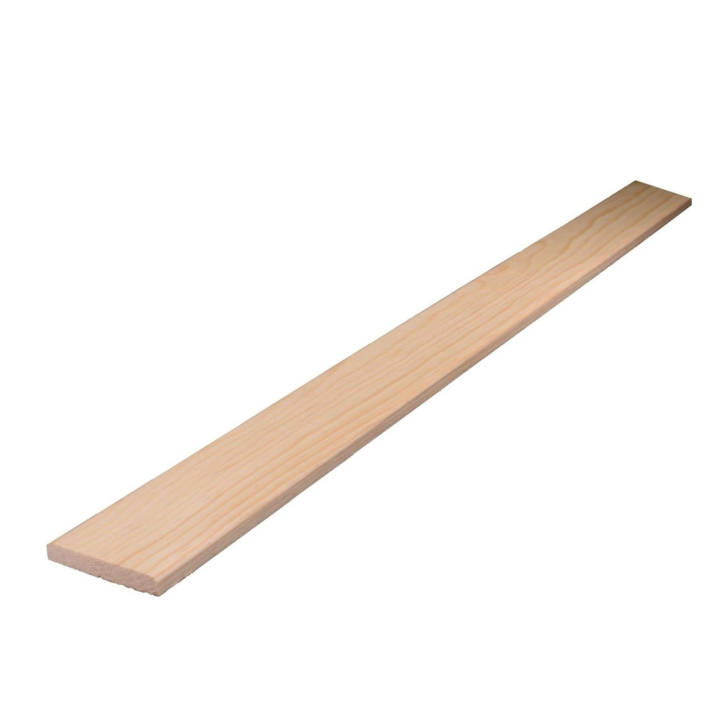 Alexandria Moulding 3/8 in. H x 8 ft. L Unfinished Brown Pine Molding