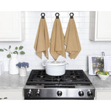 Hook and Hang Biscotti Woven Cotton Kitchen Towel (Set of 2)