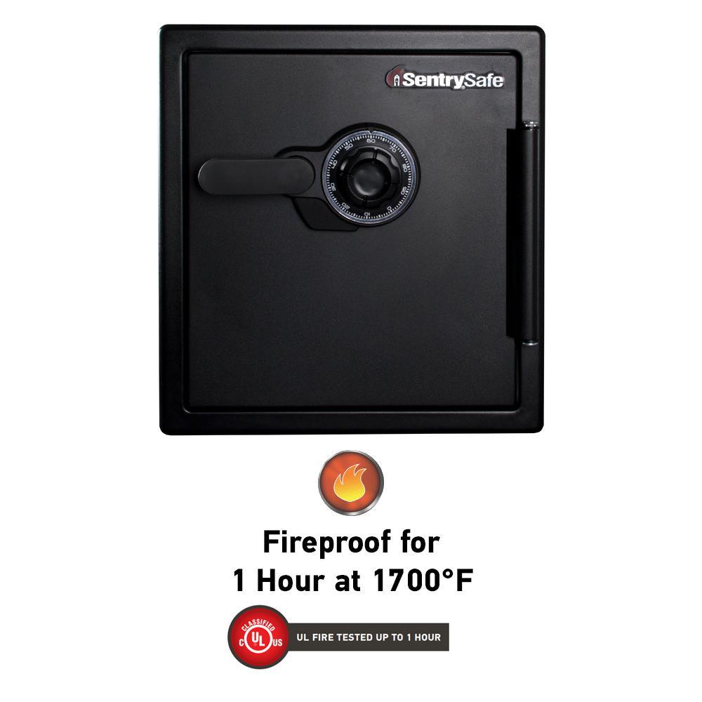 Fireproof Waterproof 1.23 cu ft Combination Residential Floor Safe - Super Arbor