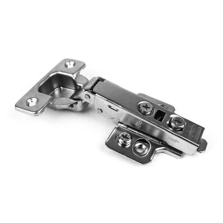 110-Degree 35 mm Full Overlay Soft Close Frameless Cabinet Hinges with Installation Screws (20-Pairs)