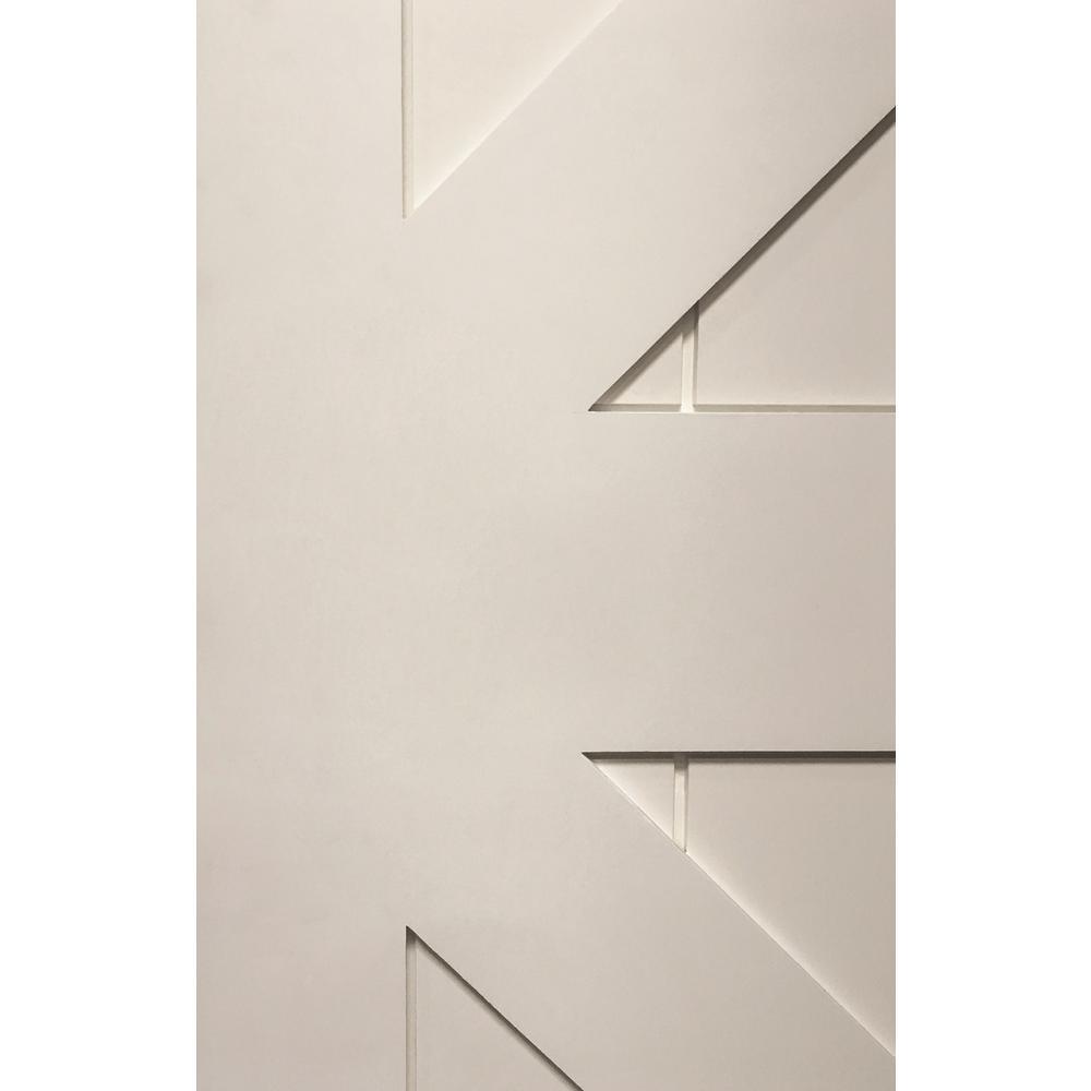 36 in. x 84 in. K-Plank Primed MDF Interior Barn Door Slab - Super Arbor