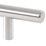 European Style 3 in. (76 mm) Center-to-Center Satin Nickel Bar Cabinet Pull (15-Pack) - Super Arbor