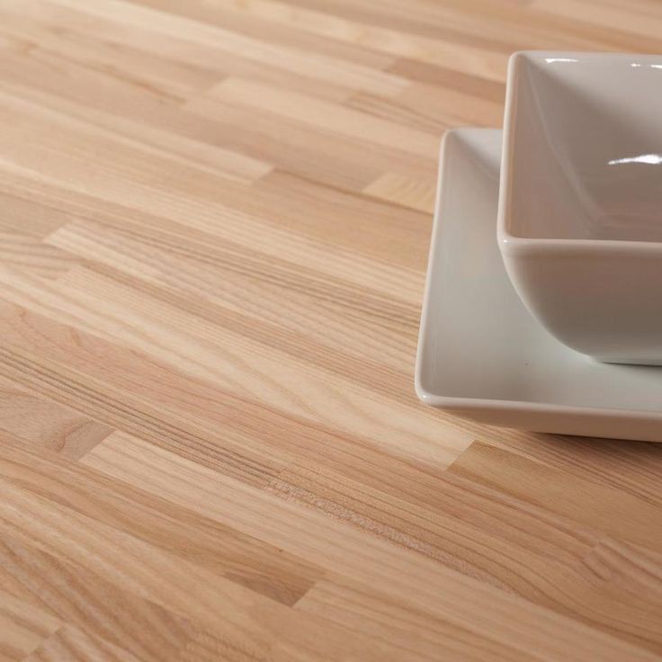 Sparrow Peak Ash 10-ft Unfinished Natural Straight Butcher Block Ash Kitchen Countertop