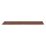 Style Selections Serso Black Walnut 6-in x 24-in Glazed Porcelain Wood Look Tile