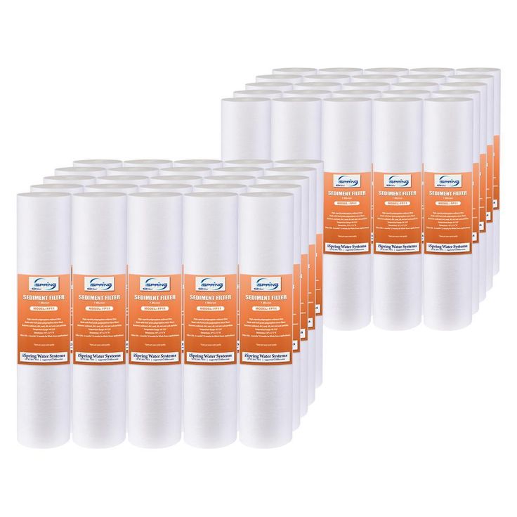 1-Micron 10-Inch by 2.5-Inch Sediment Filter, 50-Pack