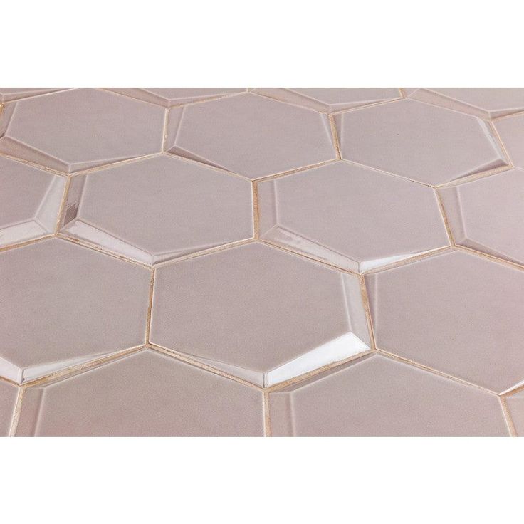 Magen Leveled-Hex Gray Polished Ceramic Hexagon Tile