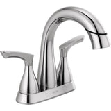 Broadmoor 4 in. Centerset 2-Handle Pull-Down Spout Bathroom Faucet in SpotShield Brushed Nickel