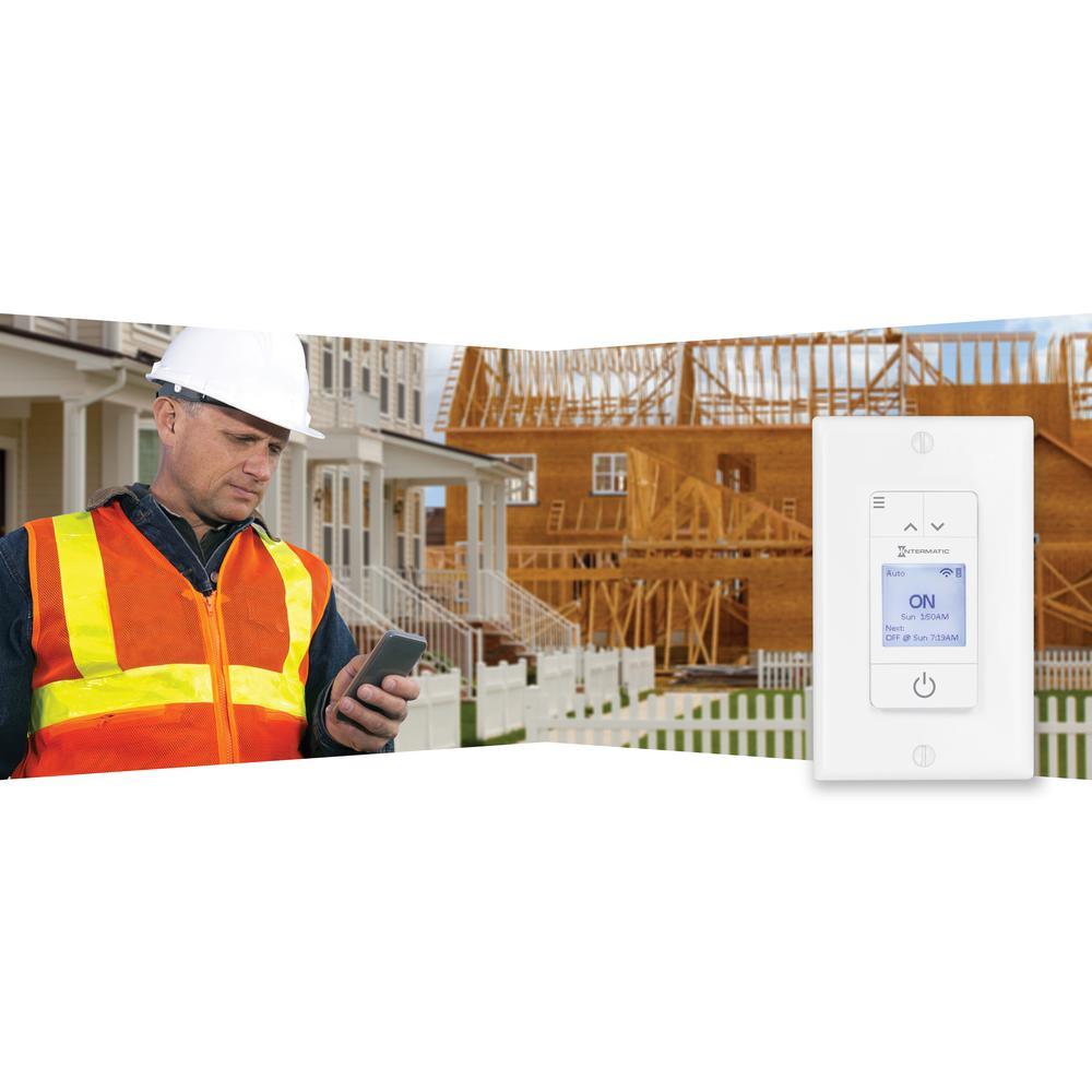 Ascend Smart Wi-Fi 15A 7-Day LED, Switch/Timer, No Hub Required, Works with Alexa, Google Assistant - Super Arbor