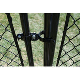 Everbilt Black Coated Fork Latch fits 2-3/8 in. Post