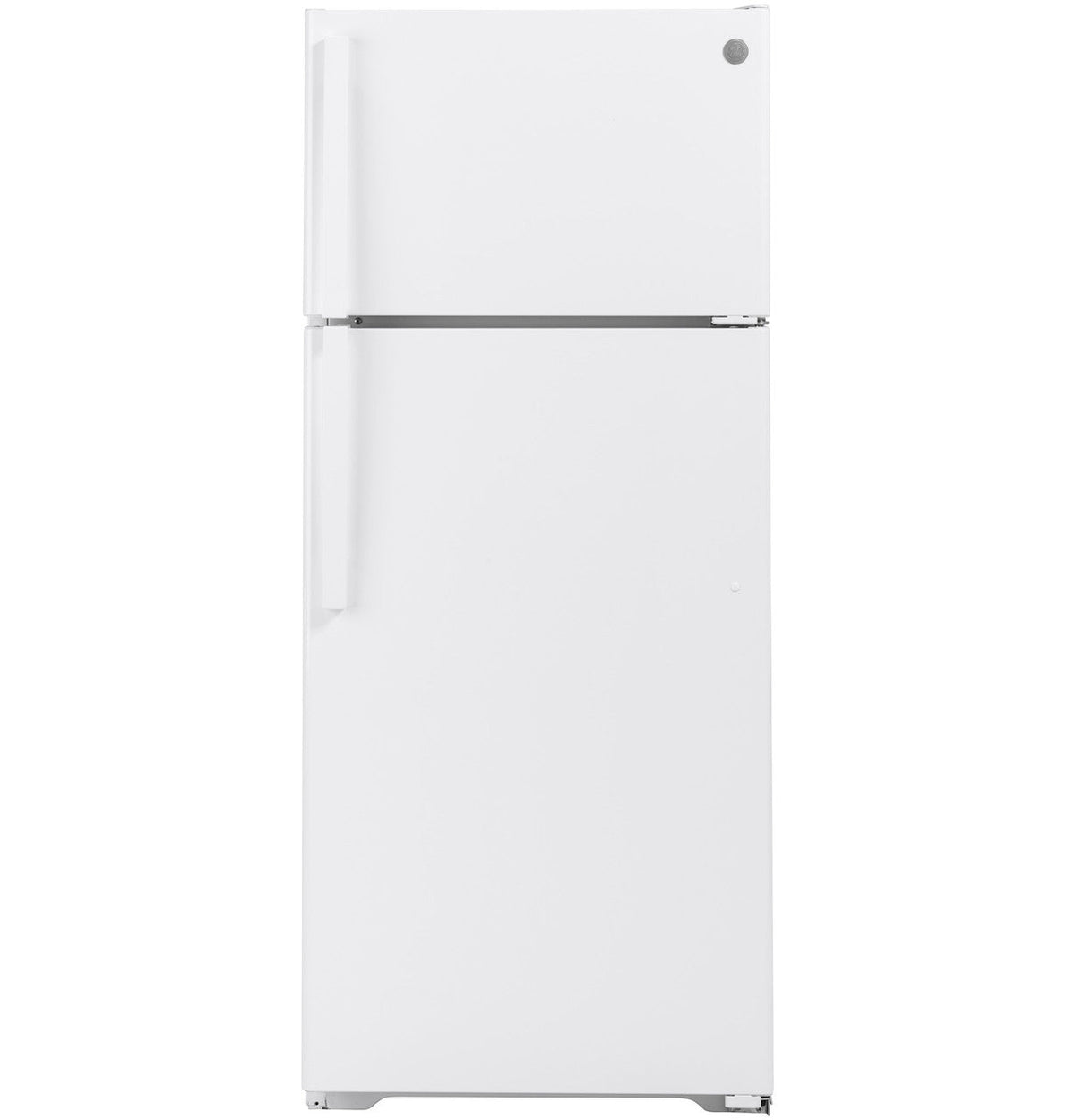 GE 17.5 cu. ft. Top Freezer Refrigerator in White, GTS18HGNRWW