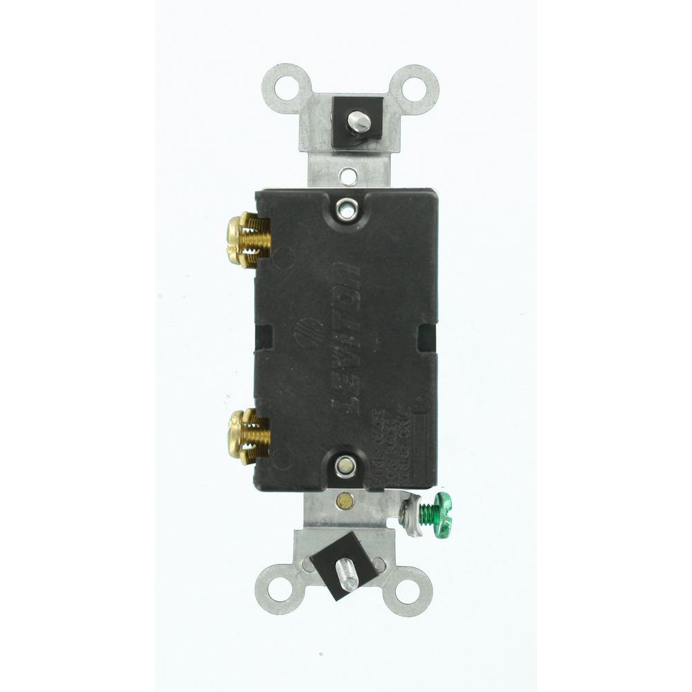 20 Amp Single-Pole AC Quiet Toggle Switch, White - Super Arbor