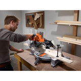 15 Amp Corded 12 in. Dual Bevel Miter Saw with LED