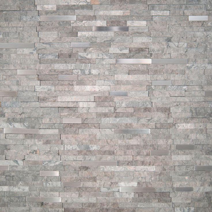 MSI Eclipse Interlocking 12 in. x 12 in. x 8 mm Matte Metal Stone Mesh-Mounted Mosaic Wall Tile (10 sq. ft. / case)