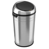 iTouchless 18-Gallon Stainless Steel Metal Touchless Trash Can with Lid