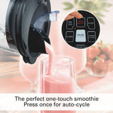 40 oz. 2-Speed Black Glass Smoothie Smart Blender