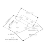 Everbilt 3-1/2 in. Galvanized Gate Tee Hinge