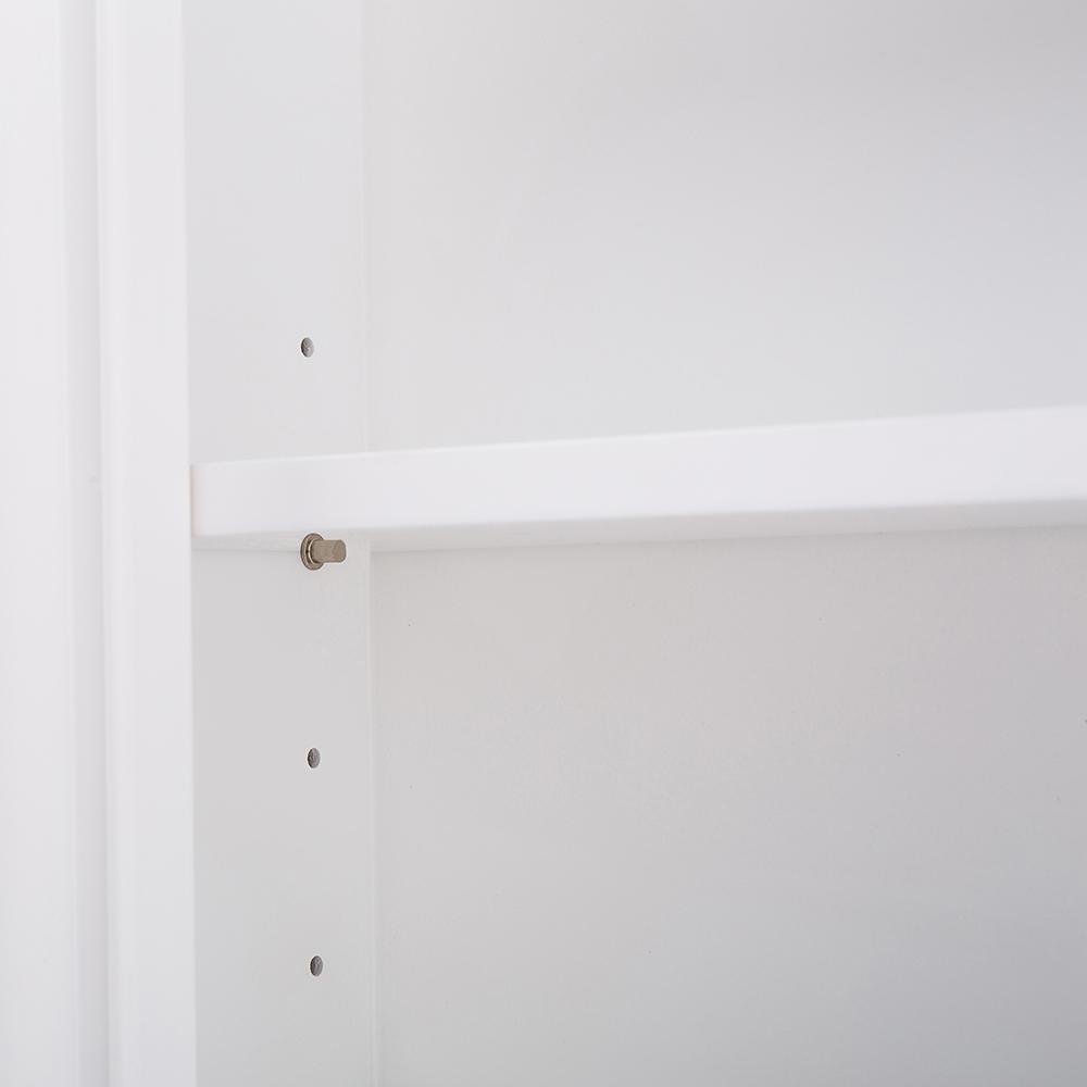 Strousse 24 in. W x 30 in. H Surface Mount Mirrored Medicine Cabinet in White - Super Arbor