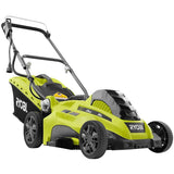 RYOBI 16 in. 13 Amp Corded Electric Walk Behind Push Mower and 10 Amp String Trimmer