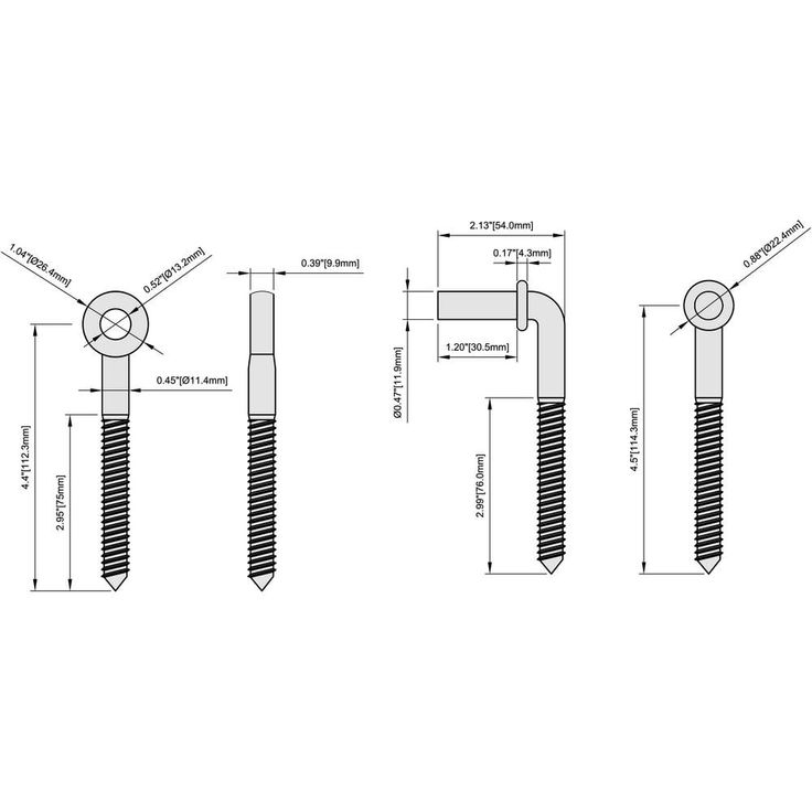 Everbilt 4 in. Black Hook & Eye Hinge (2-Pack)