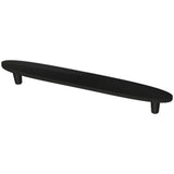 Modern Herringbone 3-3/4 in. (96mm) Center-to-Center Brushed Brass Cabinet Drawer Pull (2-Pack) - Super Arbor