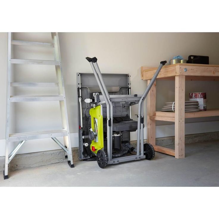 15 Amp 10 in. Expanded Capacity Table Saw With Rolling Stand