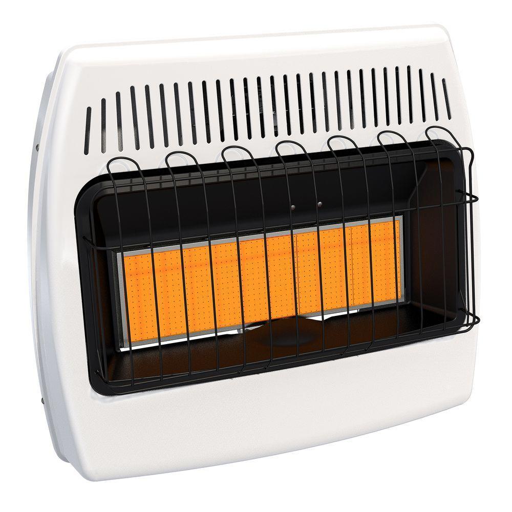 30,000 BTU Natural Gas Infrared Natural Gas Wall Heater - Super Arbor