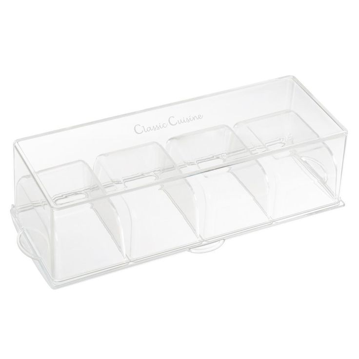 Cold Condiment Tray with Ice Chamber