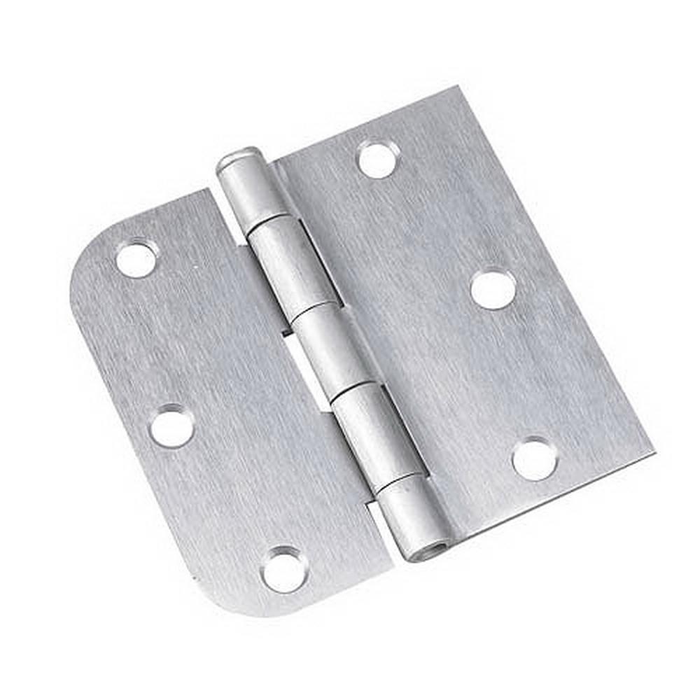 Full Mortise Inset Brushed Nickel Hinge (3-Pack) - Super Arbor